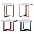 HILL Lacquered Bedside Table: Sleek Design & Modern Elegance 3D model small image 1