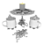 Gourmet Cocoa Set with Smooth Finish 3D model small image 4