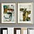 Modern Art Frame Set: A21 | 4 Woods & 2 Metals 3D model small image 5