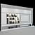 Sleek TV Shelf 0293: Stylish Storage Solution 3D model small image 3