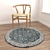 Versatile Round Carpets Set 3D model small image 4