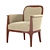 Stylish Alfred Grenander Armchair 3D model small image 2