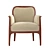 Stylish Alfred Grenander Armchair 3D model small image 3