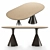 Luxury Marble Dining Tables: Pion Collection 3D model small image 2