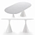 Luxury Marble Dining Tables: Pion Collection 3D model small image 3