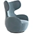 Modern Swivel Chair: Elroy 3D model small image 1