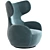 Modern Swivel Chair: Elroy 3D model small image 10