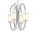 Elegant Monaco 4-Light Chandelier 3D model small image 1