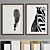 Modern Art Frame A23 - Stylish and Versatile 3D model small image 3