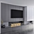 Contemporary TV Stand: 289cm H x 500cm W x 50cm L 3D model small image 2