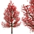 Premium Red Oak Tree Set (2 Trees) 3D model small image 6