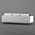 Retro Chic: Carlton BoConcept Sofa 3D model small image 2