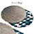 Elegant Round Rug for Interiors 3D model small image 1