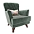 Siesta Armchair: Stylish and Comfortable 3D model small image 1