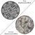 Round Carpets Set: Versatile and Stylish 3D model small image 2