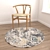 Round Carpets Set: Versatile and Stylish 3D model small image 4