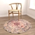 Round Carpets Set - 6-Piece Collection with Various Render Options 3D model small image 4