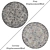 Round Carpets Set - Versatile 6-Piece Rug Collection 3D model small image 2