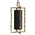 Gilded Giacometti Pendant 3D model small image 1