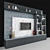 Versatile TV Wall Unit 3D model small image 2