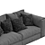 Flexform Asolo Sofa: Contemporary Elegance for Your Living Space 3D model small image 5