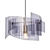 Suspended Glass Panel Pendant Light 3D model small image 1