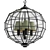 Lustrous Luna Bronze S Chandelier 3D model small image 1