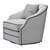 Title: Eichholtz Gustav Swivel Chair 3D model small image 4
