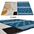 Stylish Interior Carpets 3D model small image 1