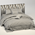 Minimalist Light Line Bed 3D model small image 5