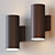 Elegant Up and Down LED Wall Light 3D model small image 1