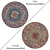 Round Rug Set: Versatile Carpets 3D model small image 2