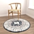 Round Carpets Set: Versatile and Realistic 3D model small image 4