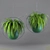 Lush Green Hanging Fern Duo 3D model small image 4