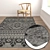 Luxury Carpets Set 2219 3D model small image 5