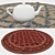 Round Carpet Set 169: Versatile and Realistic 3D model small image 3