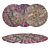 Round Carpet Set: Versatile and Stunning 3D model small image 1