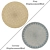 Round Carpet Set: Versatile and Realistic Options 3D model small image 2