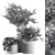 Outdoor Greenery in Concrete Pot - Set 141 3D model small image 4
