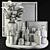 Exquisite Beauty Decor Set 3D model small image 5