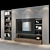 Elegant Storage Solution: Cabinet Furniture 096 3D model small image 2