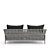 Outdoor Comfort: Talenti 2 Seater Sofa 3D model small image 2