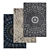 Luxury Carpet Set: High-Quality Textures 3D model small image 1