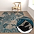 High-Quality Carpets Set - 3 Variants 3D model small image 5