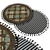 Modern Round Carpet Design 3D model small image 1