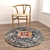 Round Carpets Set 173 - Variety and Versatility for Stunning Renders 3D model small image 4