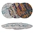 Versatile Round Carpets Set 3D model small image 1