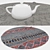 Elegant Round Carpet Set 3D model small image 3