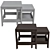 Havsta Dining Table Set - Versatile and Stylish 3D model small image 1