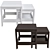 Havsta Dining Table Set - Versatile and Stylish 3D model small image 2